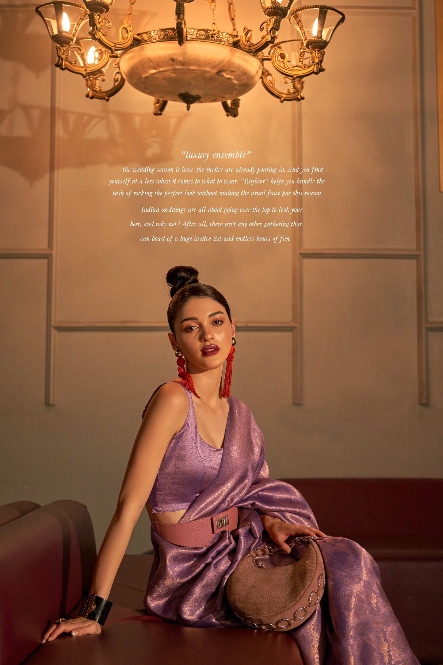 Mauve Pink Zari Woven Kanjivaram Silk Saree